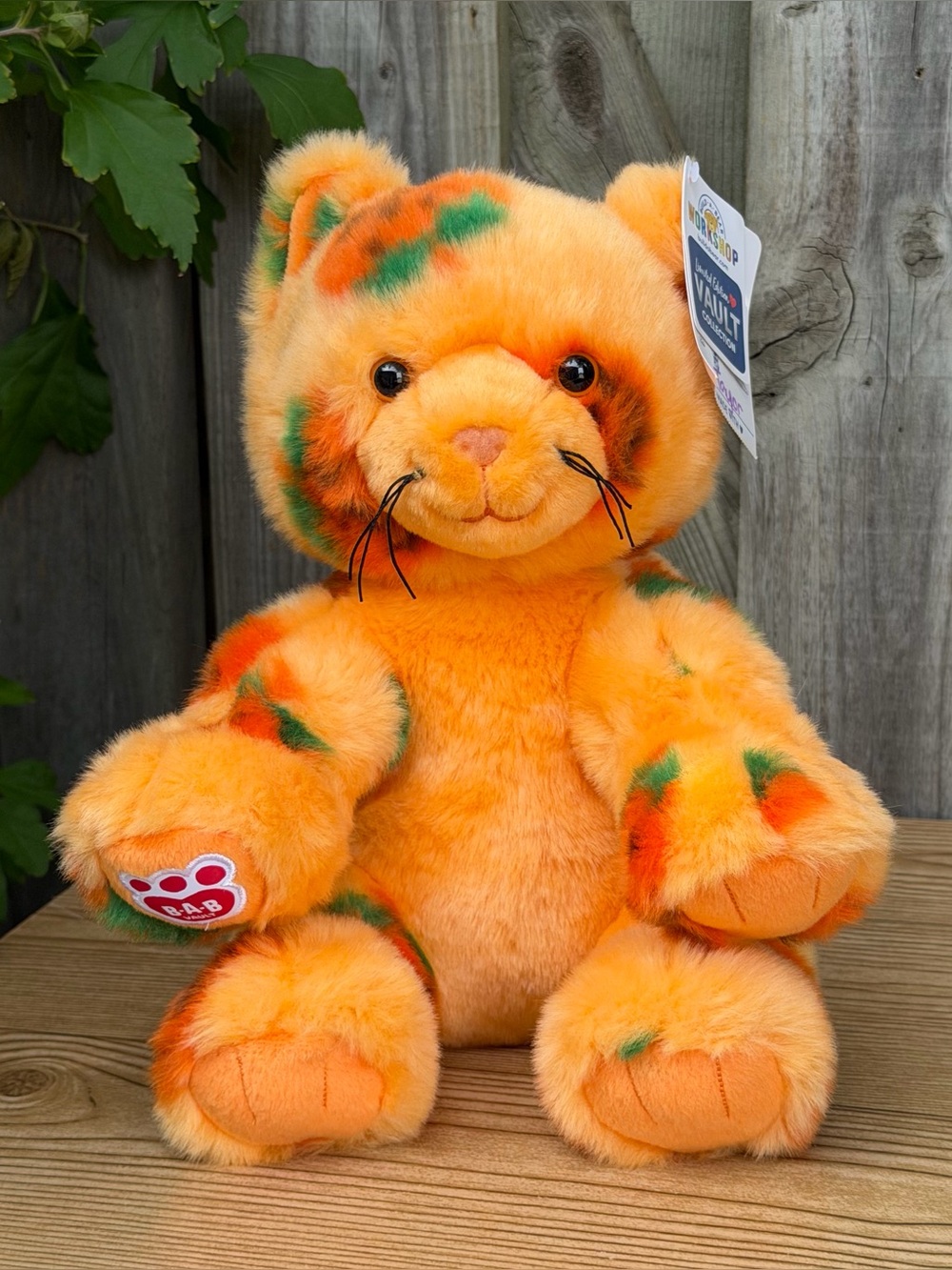 Build-A-Bear Pumpkin Kitty Cat Halloween Plush Vault Collection Limited Edition